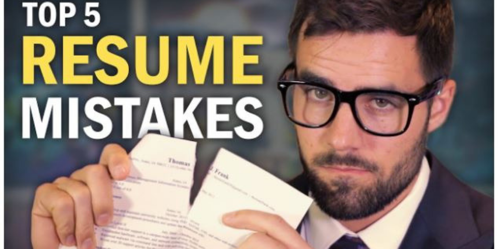 5 CV Mistakes You Are Making In Your Resume