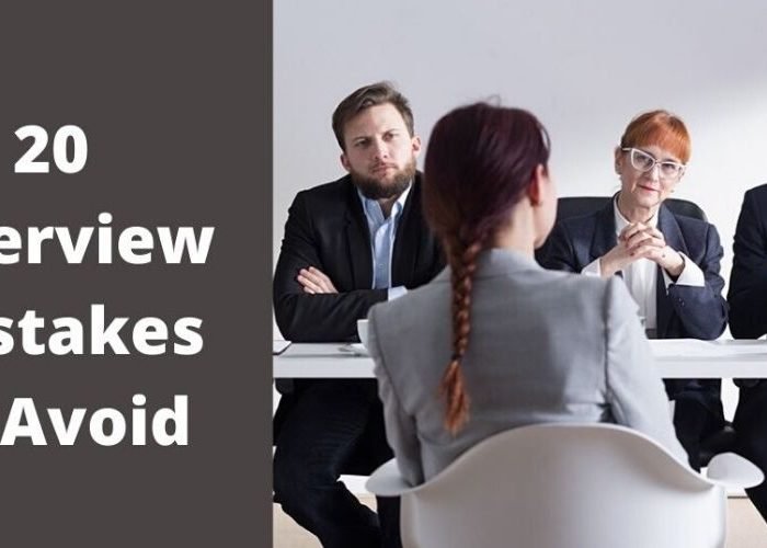 The Ultimate List of Interview Mistakes to Avoid