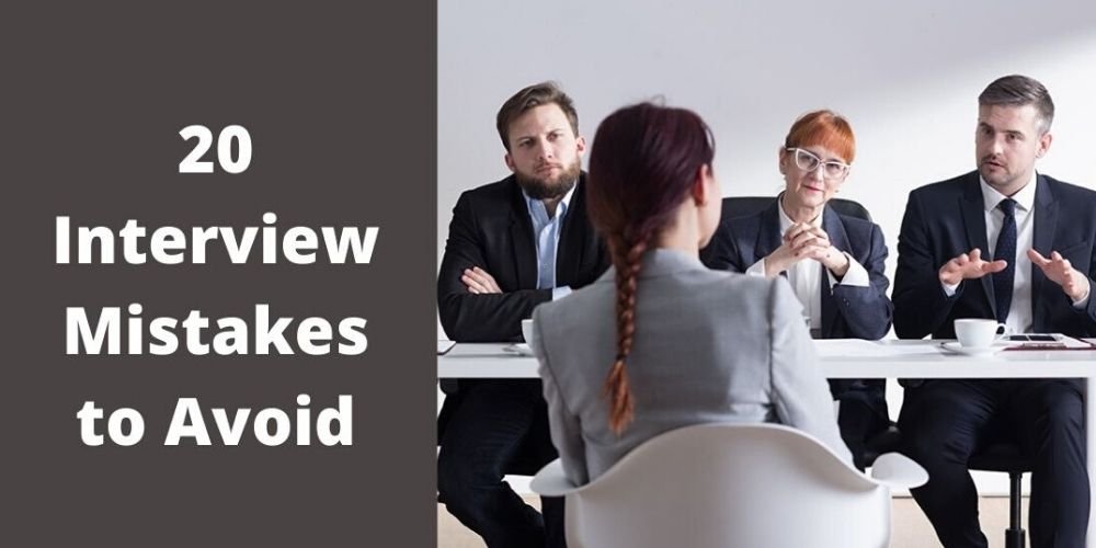 The Ultimate List of Interview Mistakes to Avoid