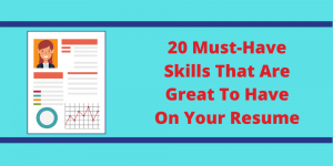skiils on your resume