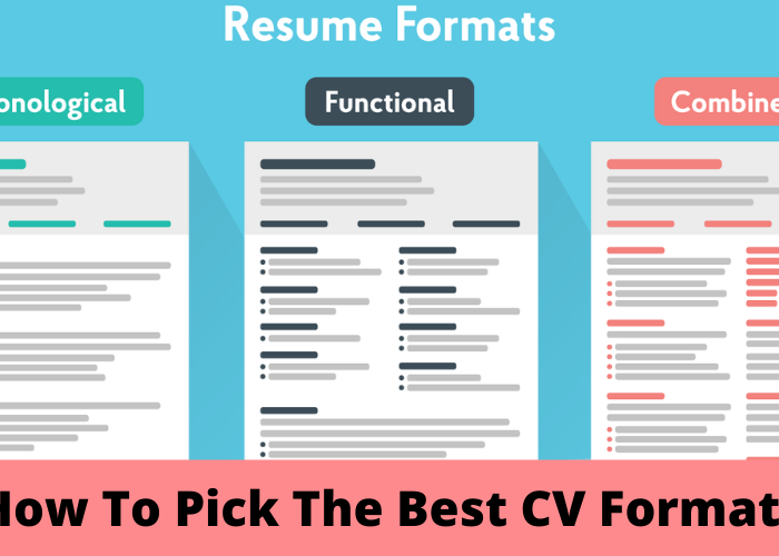 How To Pick The Best CV Format To Land A Job